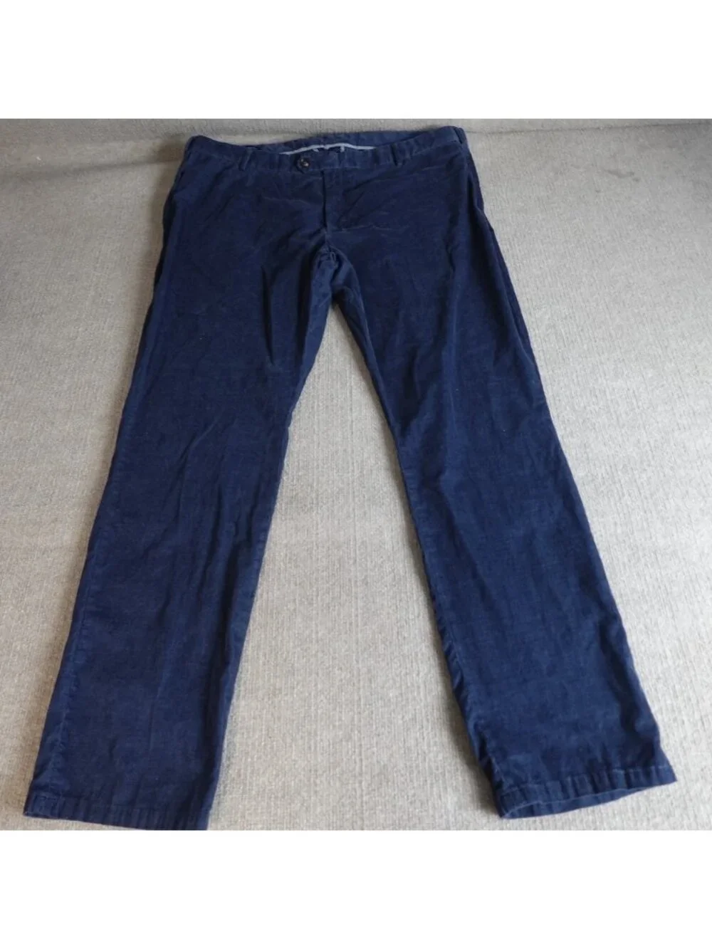 Peter Millar Pants 44 x 32 Blue Corduroy Colt Tailored Fit MF24XB73